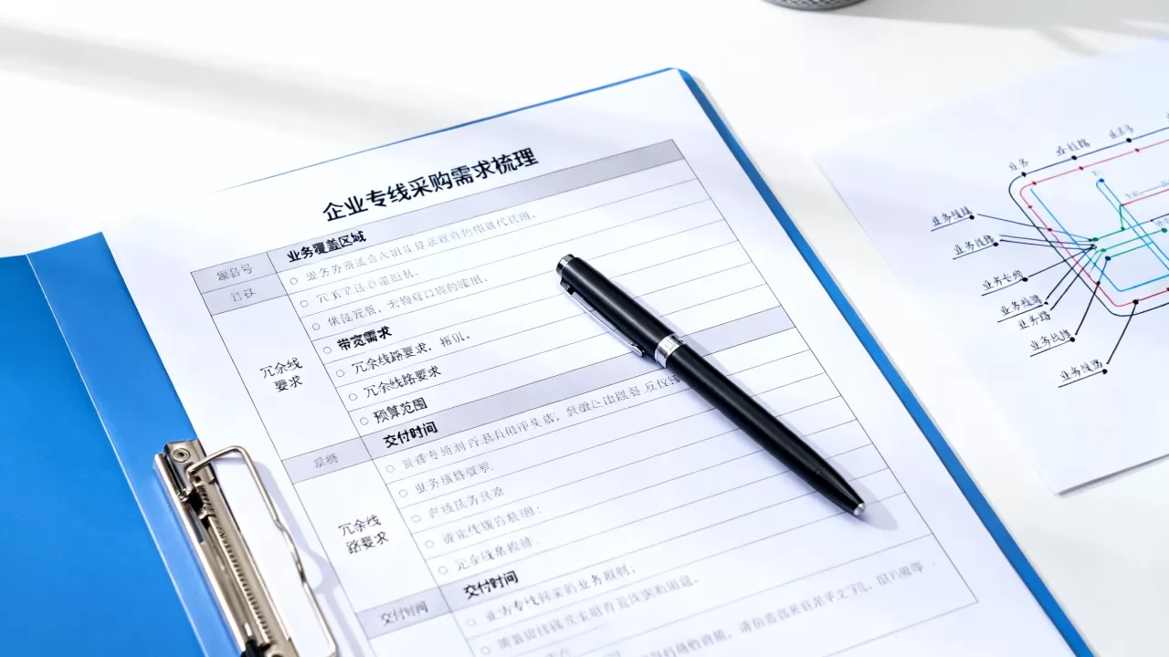 采购前如何梳理自身业务的线路需求?企业专线采购需求梳理清单 采购前如何梳理自身业务的线路需求?企业专线采购需求梳理清单
