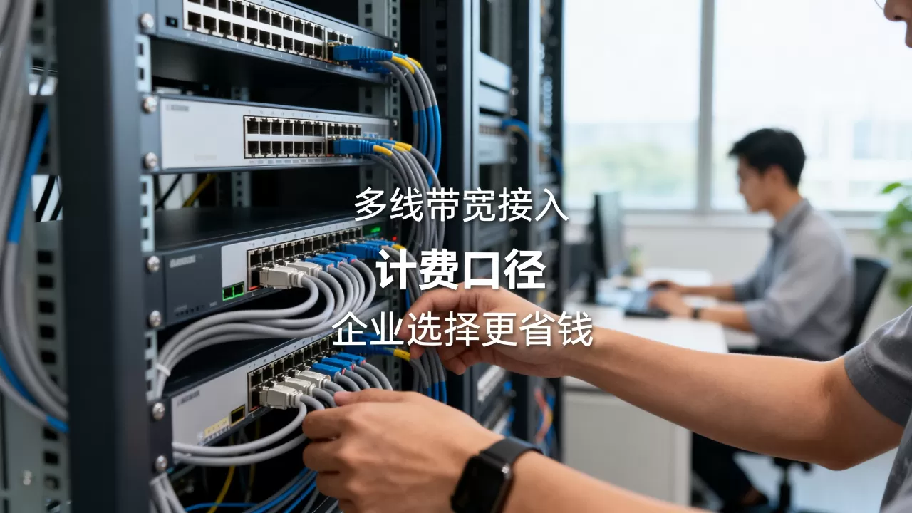 多线带宽怎么接入？计费口径有哪些，企业如何选择更省钱？
