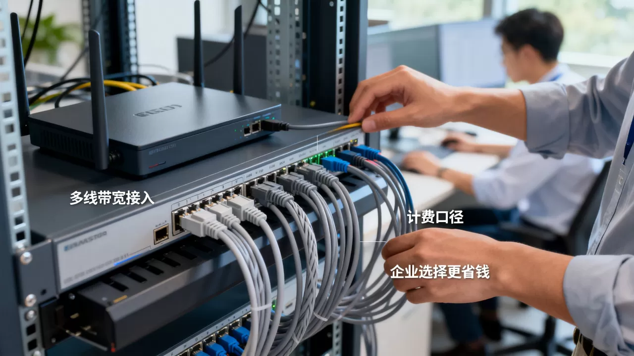 多线带宽怎么接入？计费口径有哪些，企业如何选择更省钱？