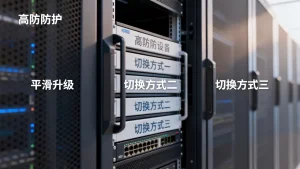 如何平滑升级高防防护能力？切换方式有哪三种？