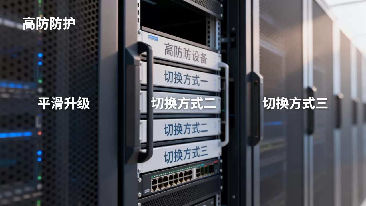 如何平滑升级高防防护能力?切换方式有哪三种? 如何平滑升级高防防护能力?切换方式有哪三种?