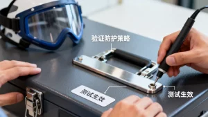 接入完成后如何验证防护策略确实生效？防护策略生效如何测试