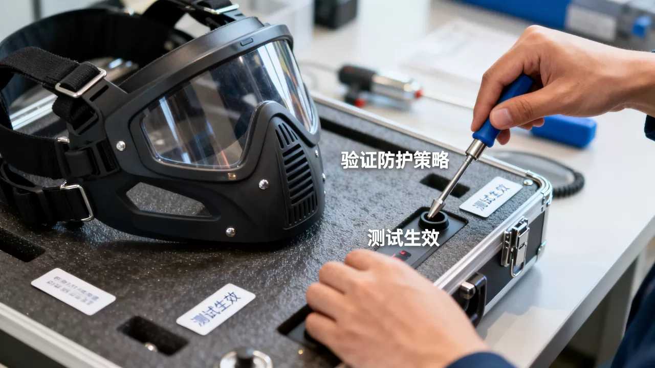 接入完成后如何验证防护策略确实生效？防护策略生效如何测试