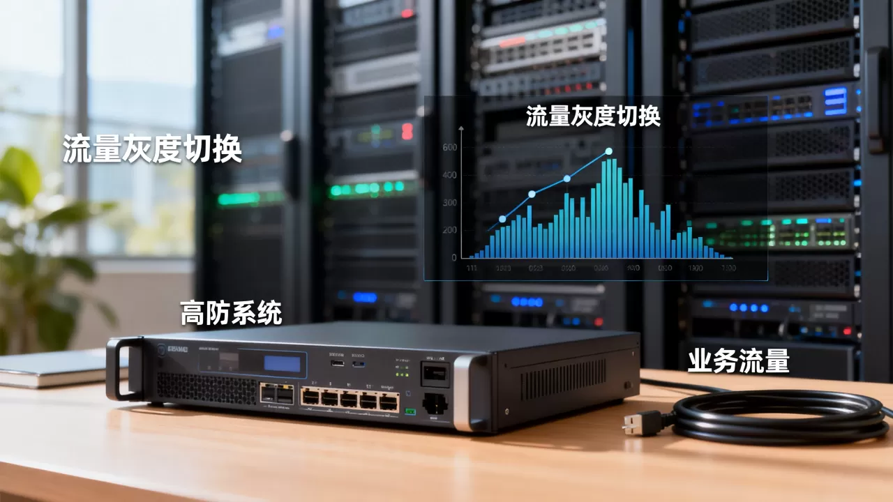 如何用灰度方式逐步将业务流量切到高防？，高防流量灰度切换方法