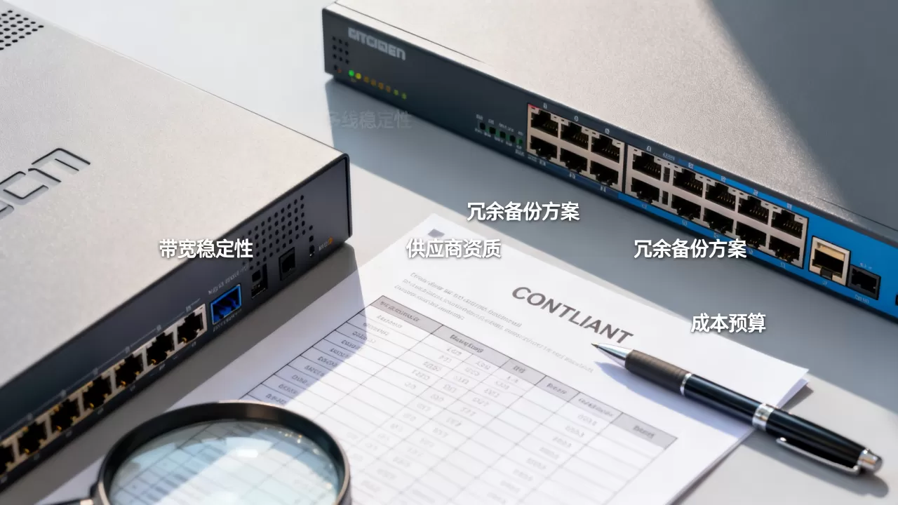 采购多线带宽前需要确认哪些要点,有哪些注意事项? 采购多线带宽前需要确认哪些要点,有哪些注意事项?