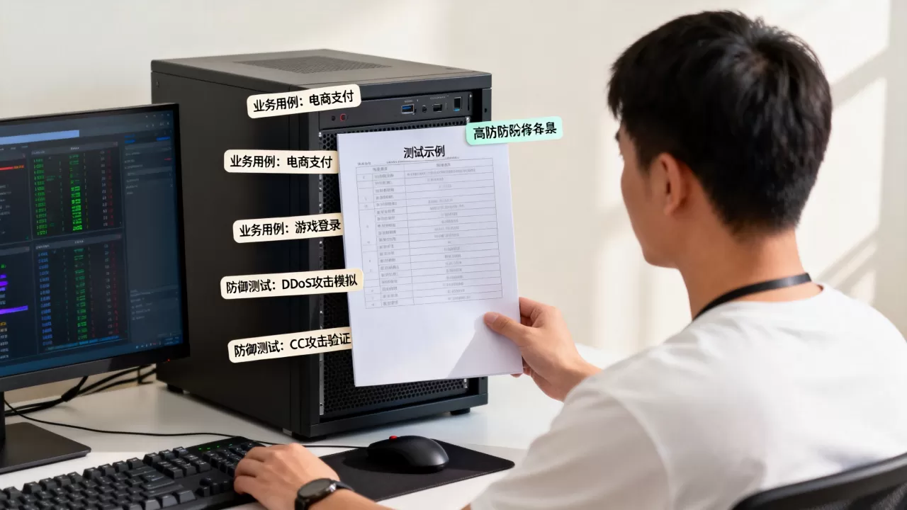 高防接入验收该跑哪些真实业务用例,高防服务器怎么测试防御效果? 高防接入验收该跑哪些真实业务用例,高防服务器怎么测试防御效果?
