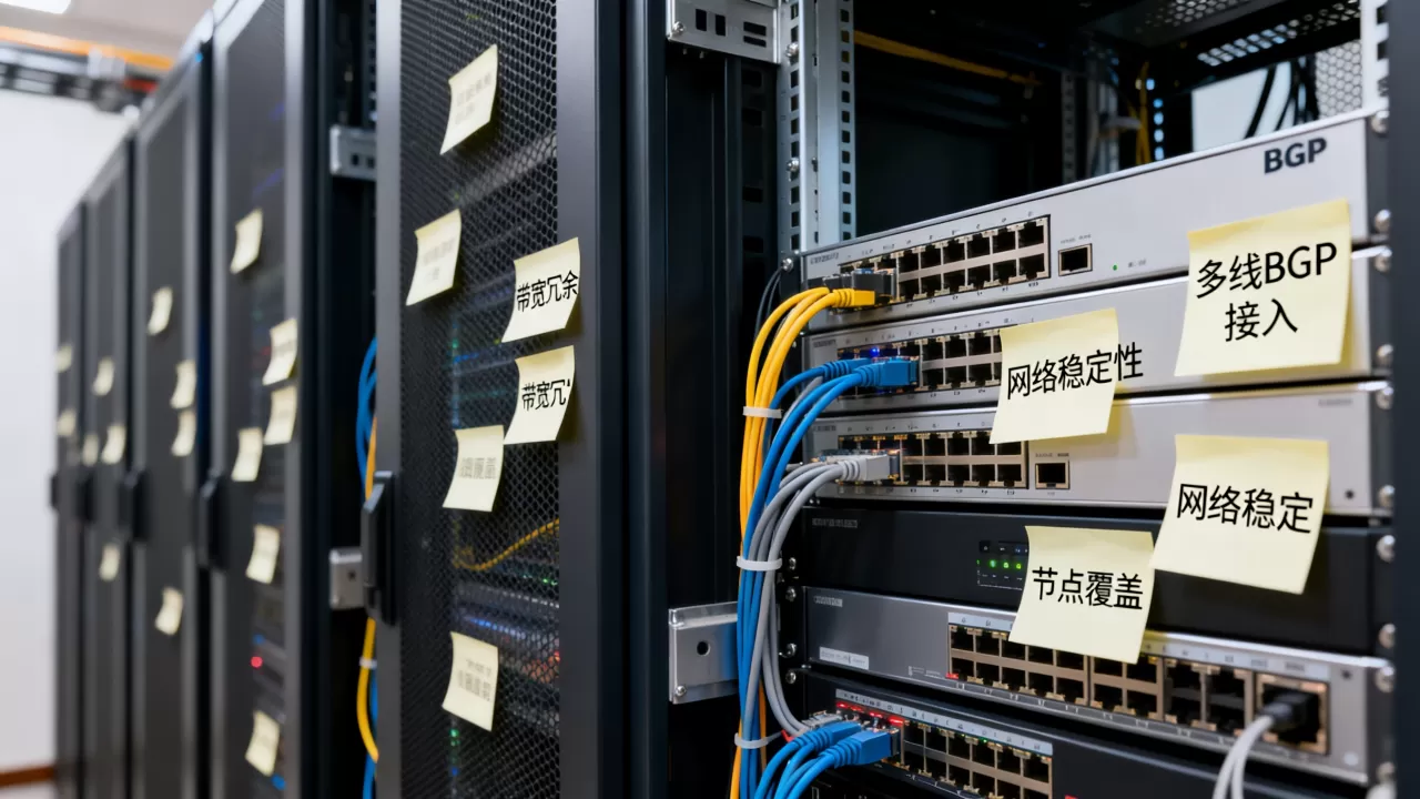 多线 BGP 接入在选型时该看哪些指标？BGP多线机房怎么选
