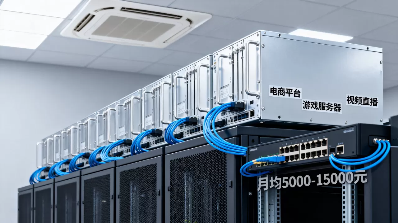 双线机房带宽适合承载哪些业务类型，高防服务器租用价格多少