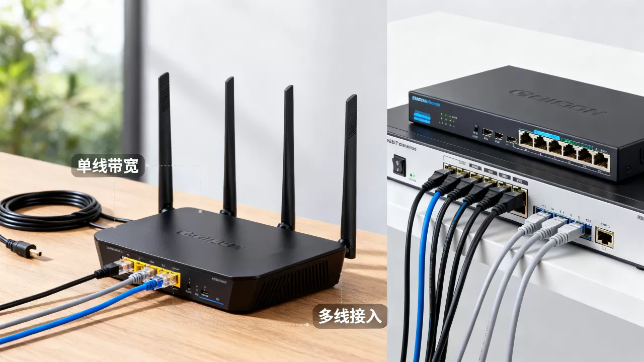 单线带宽与多线接入如何选型?哪种方案性价比更高? 单线带宽与多线接入如何选型?哪种方案性价比更高?