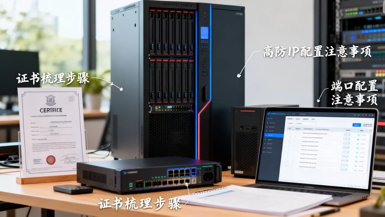 老业务迁移高防时如何梳理证书与端口？高防IP证书端口配置常见问题