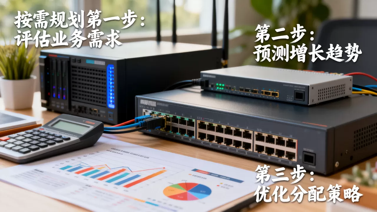 采购大带宽时按需规划的三个步骤，带宽不够用怎么办，如何避免带宽浪费？