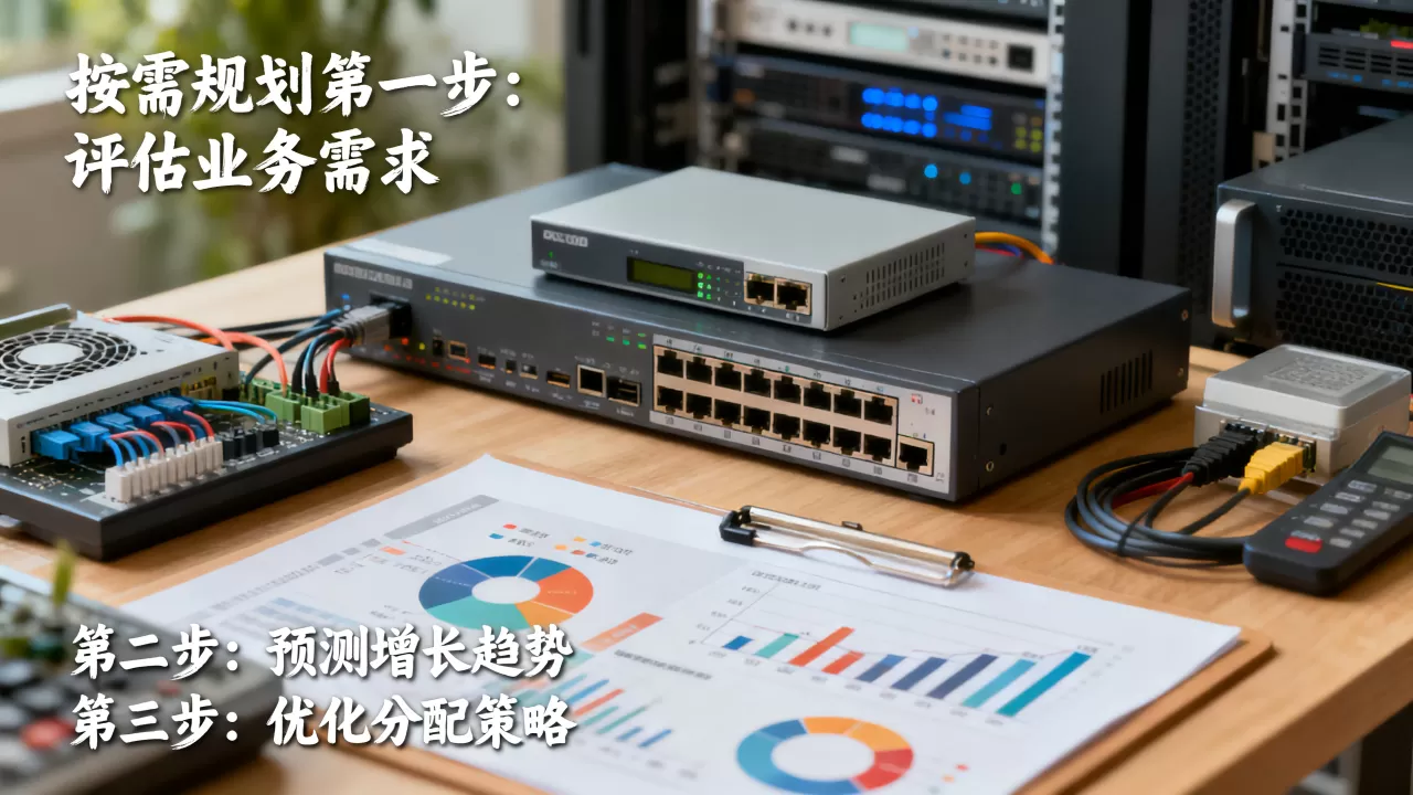 采购大带宽时按需规划的三个步骤，带宽不够用怎么办，如何避免带宽浪费？