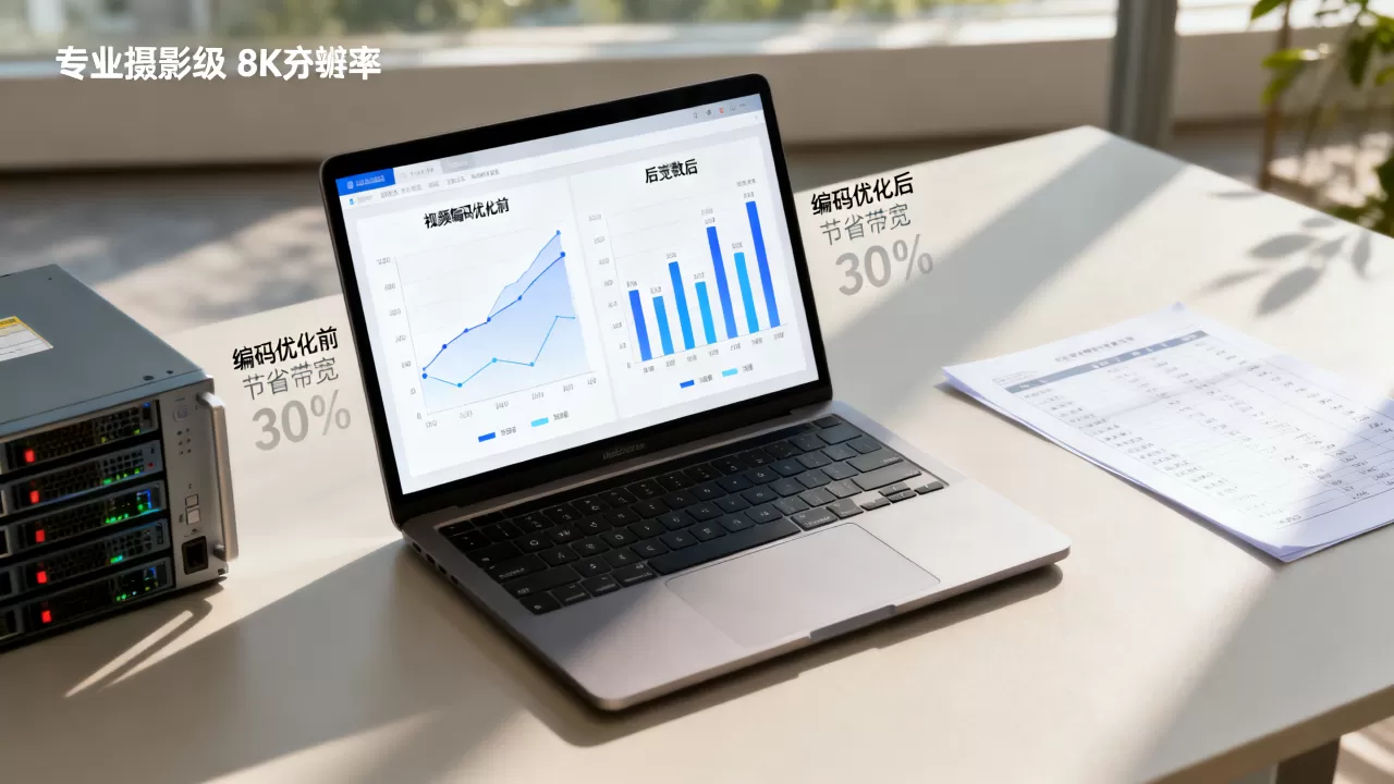 压缩与编码优化能减少多少带宽？视频编码优化节省带宽比例多少？
