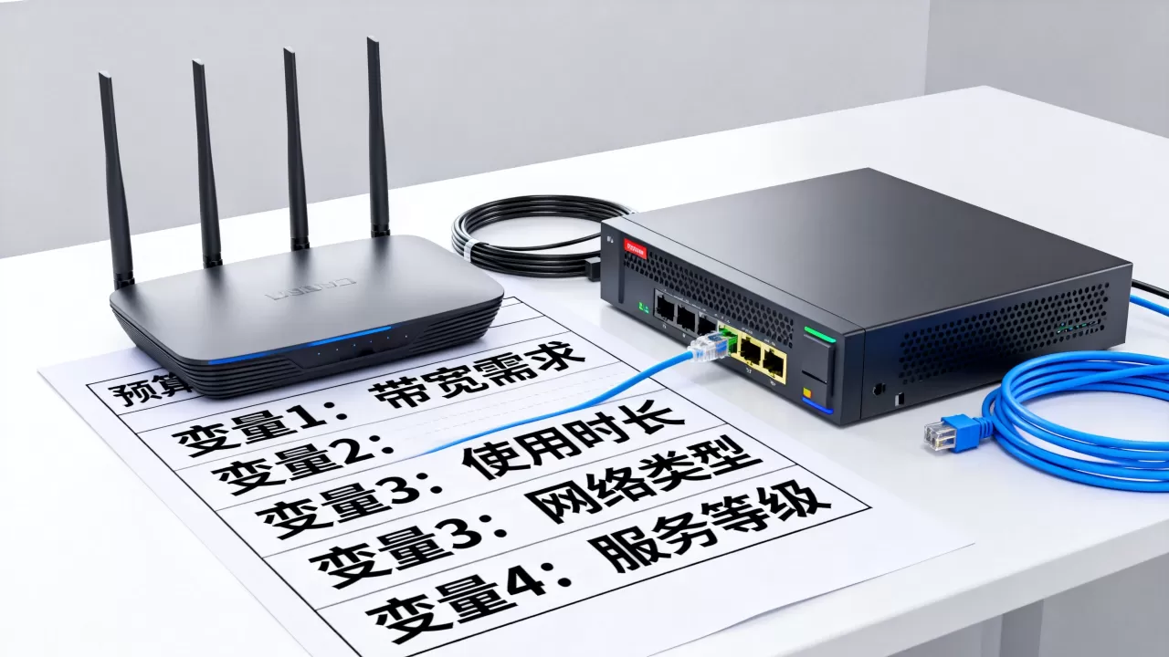 编制大带宽预算要考虑哪四个变量？大带宽费用如何预算？