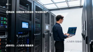 服务器租用和托管哪个运维更省心？，服务器租用与托管的运维成本对比