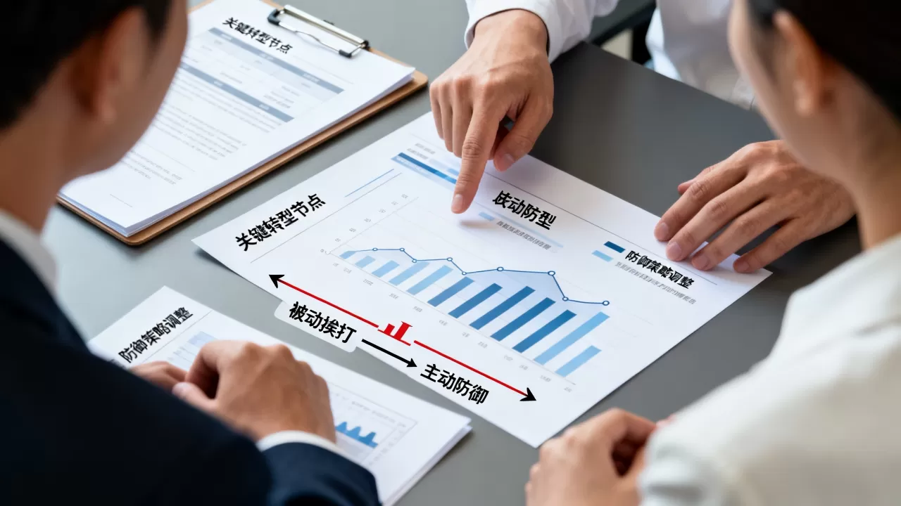 从被动挨打到主动防御要跨过哪些坎，如何实现战略转型？