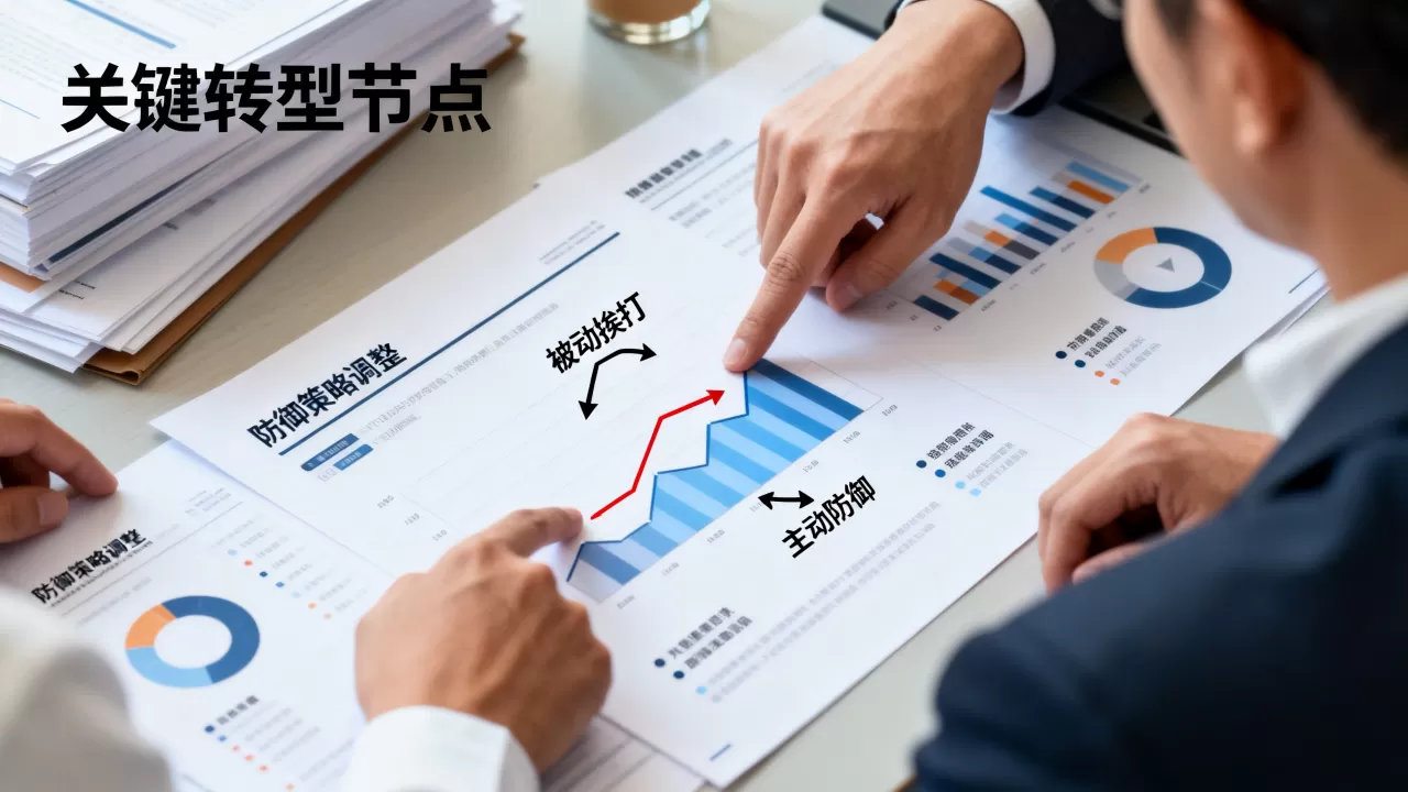 从被动挨打到主动防御要跨过哪些坎，如何实现战略转型？