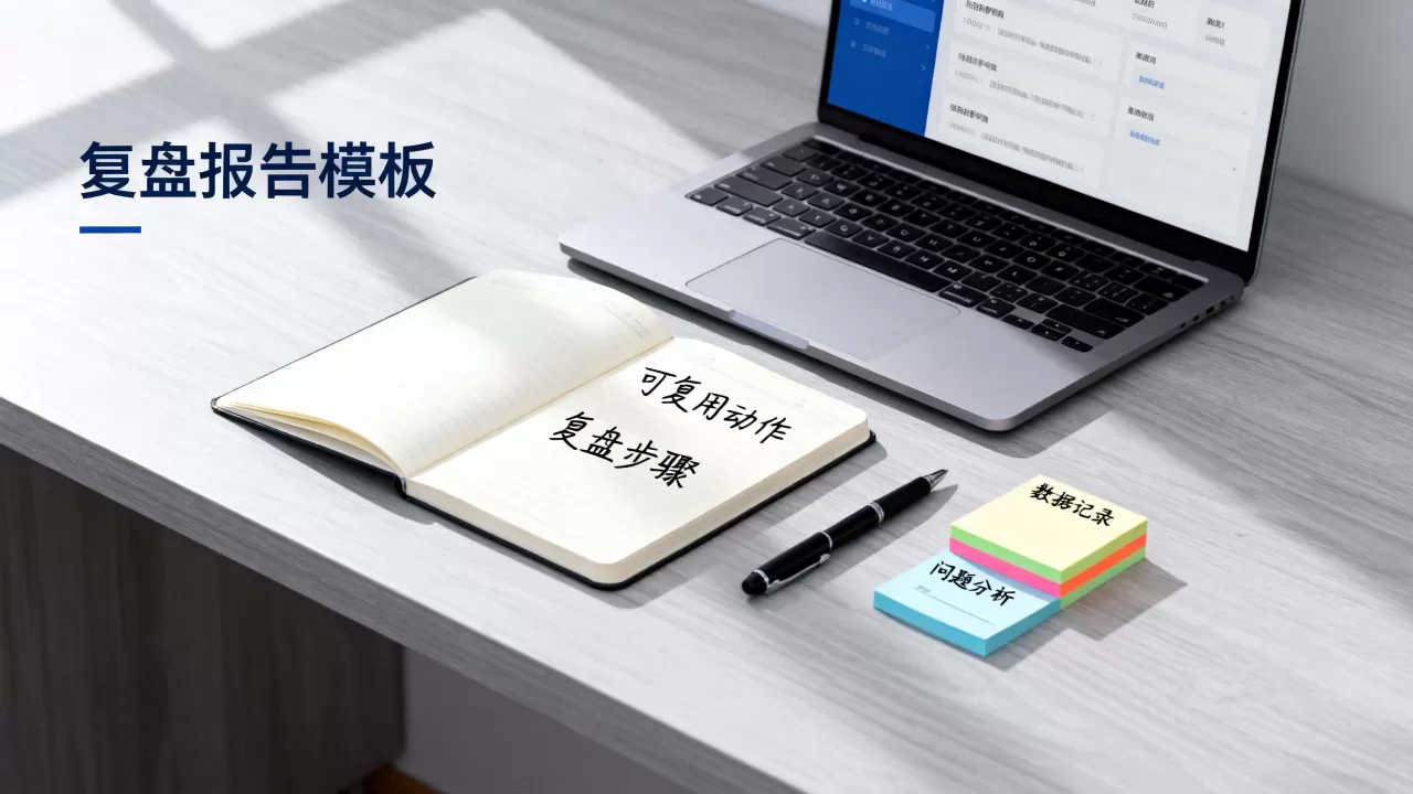 复盘报告里应该沉淀哪些可复用的动作？，复盘报告怎么写