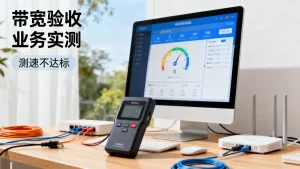 带宽验收与业务实测不一致怎么办？宽带测速不达标怎么回事