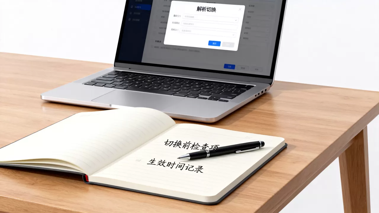 切换解析前容易忽略什么?记录生效时间细节有哪些? 切换解析前容易忽略什么?记录生效时间细节有哪些?