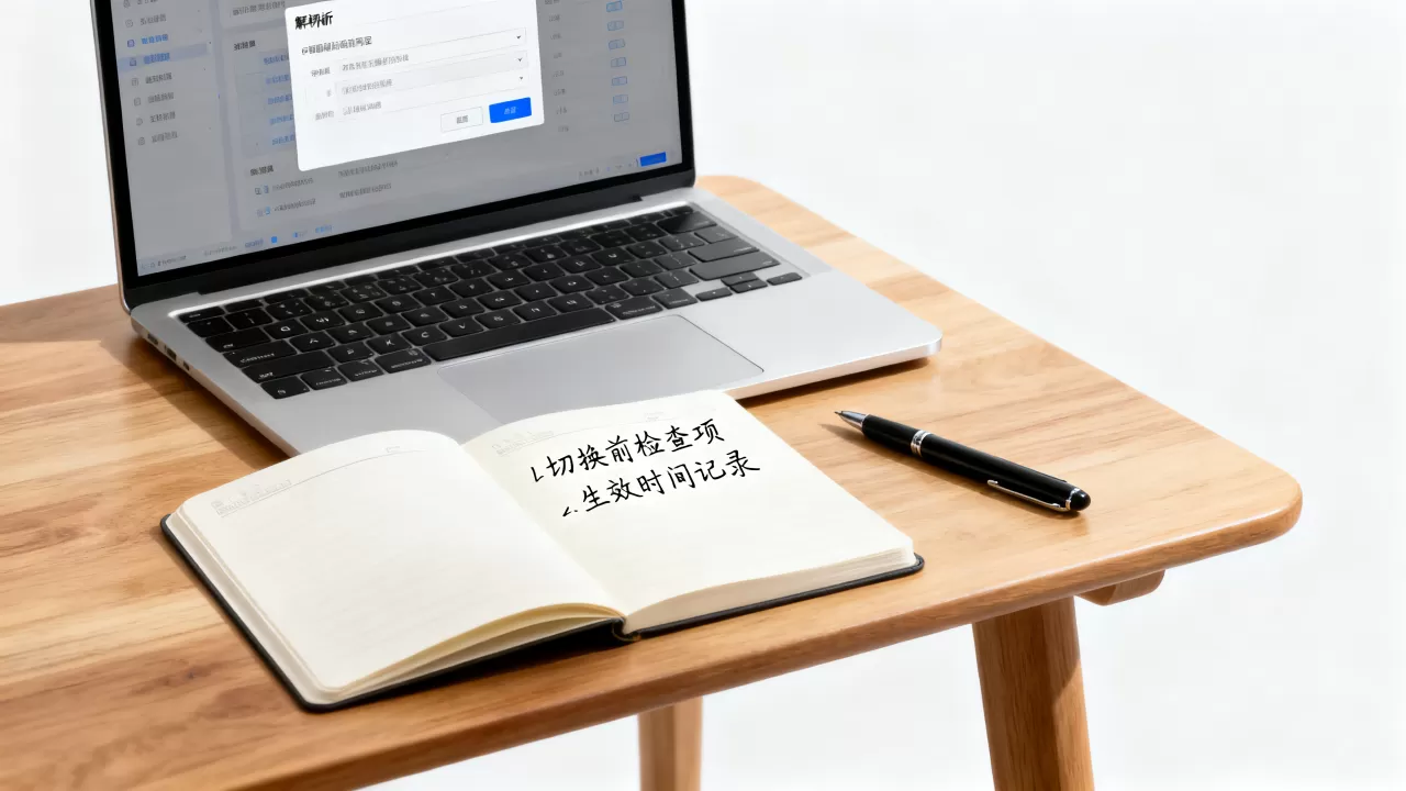切换解析前容易忽略什么?记录生效时间细节有哪些? 切换解析前容易忽略什么?记录生效时间细节有哪些?