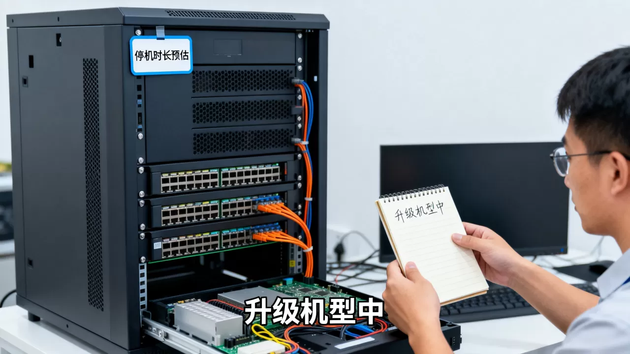 升级机型时停机多久？停机时长预估方法