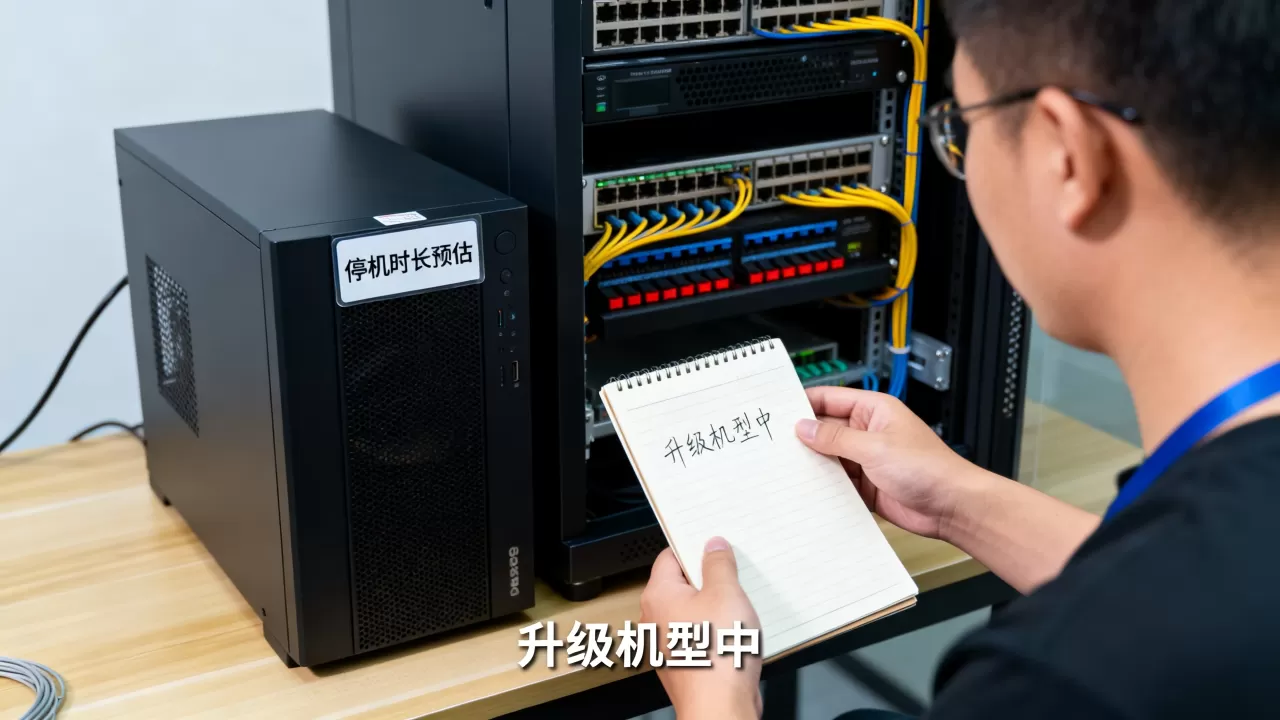 升级机型时停机多久？停机时长预估方法