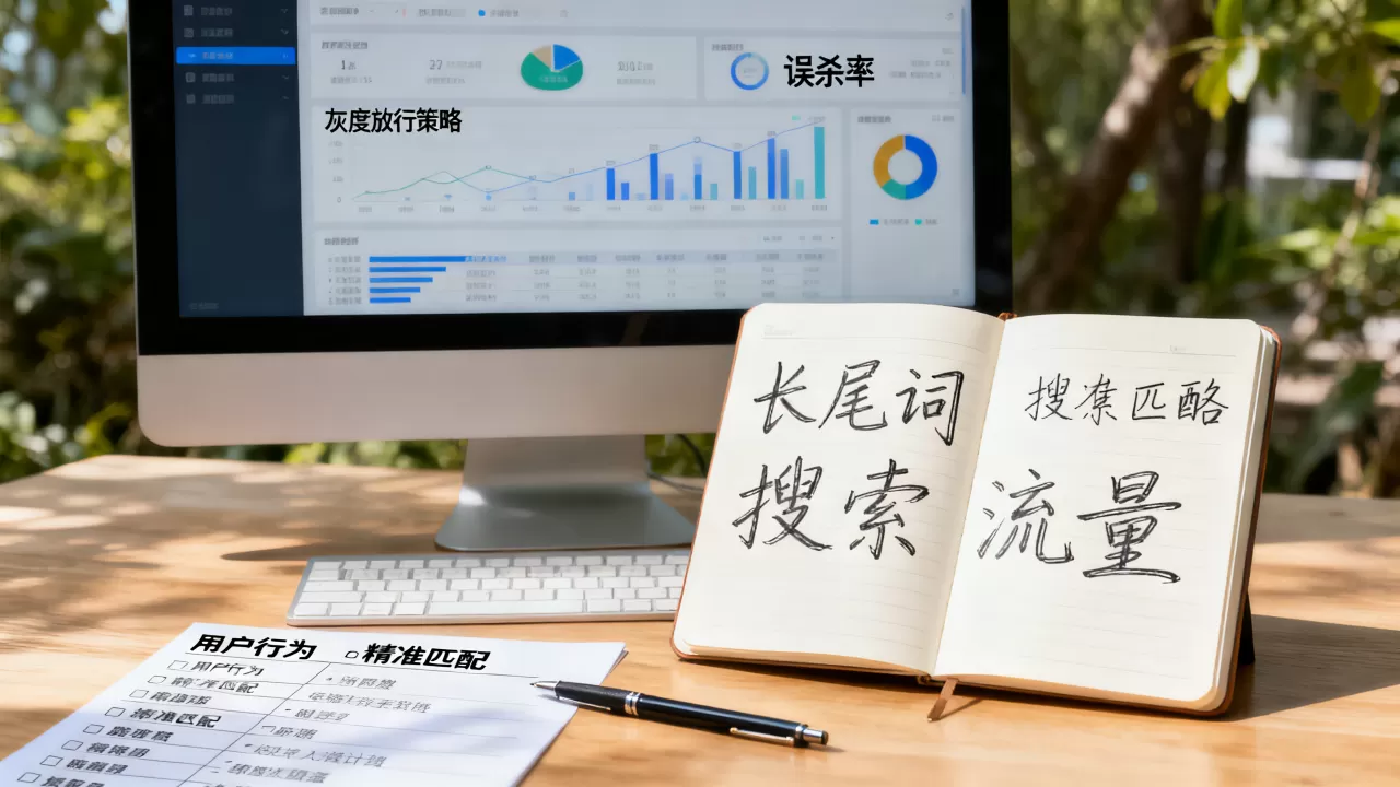 灰度放行策略如何降低误杀率，哪些长尾词能提升搜索流量？