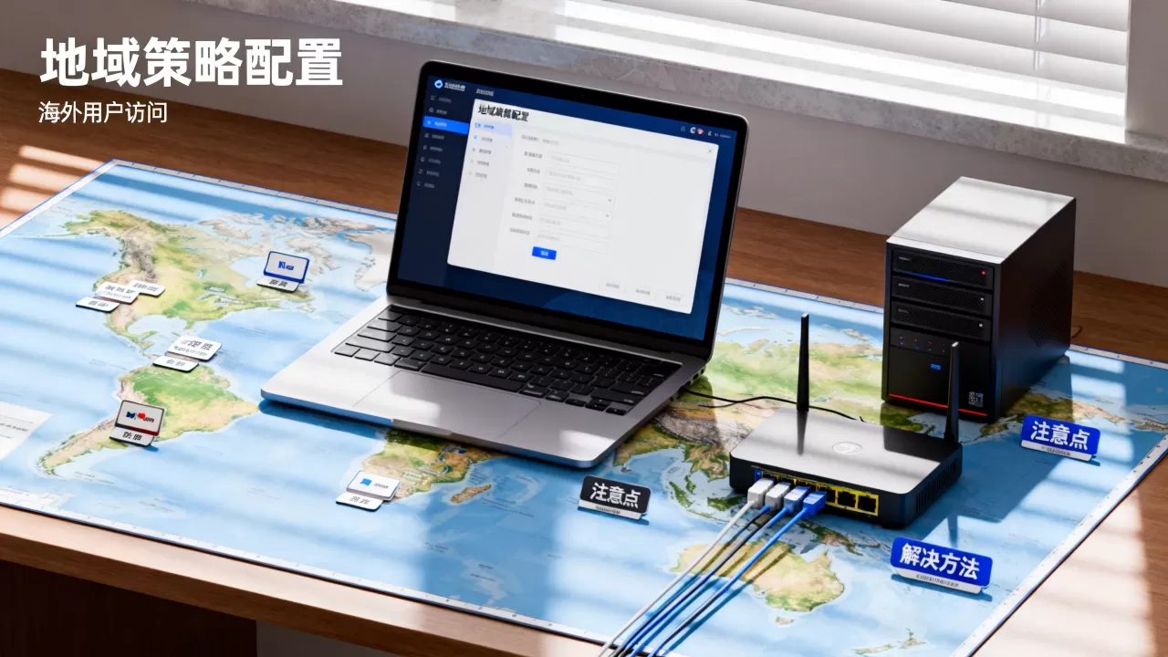地域策略配置防止海外用户访问被拦有哪些注意点，怎么解决