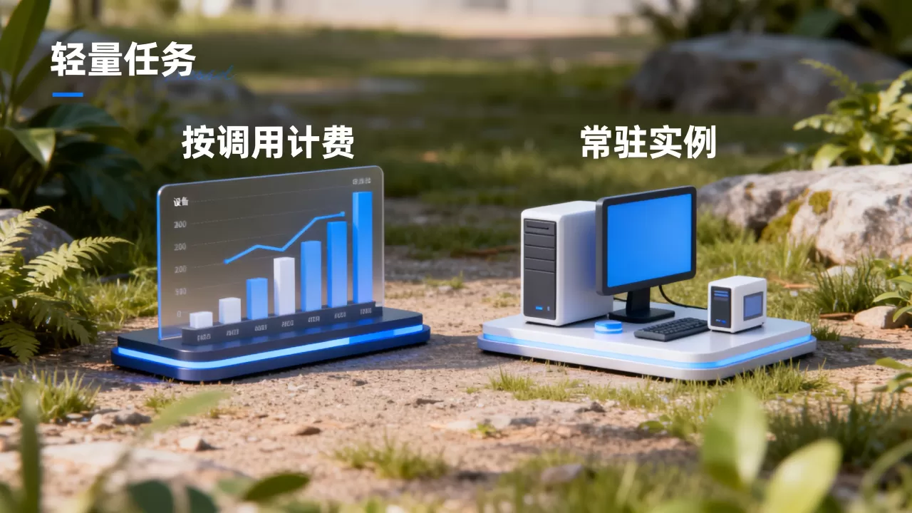 按调用计费和常驻实例在轻量任务里怎么选,轻量任务计费方式哪个划算 按调用计费和常驻实例在轻量任务里怎么选,轻量任务计费方式哪个划算