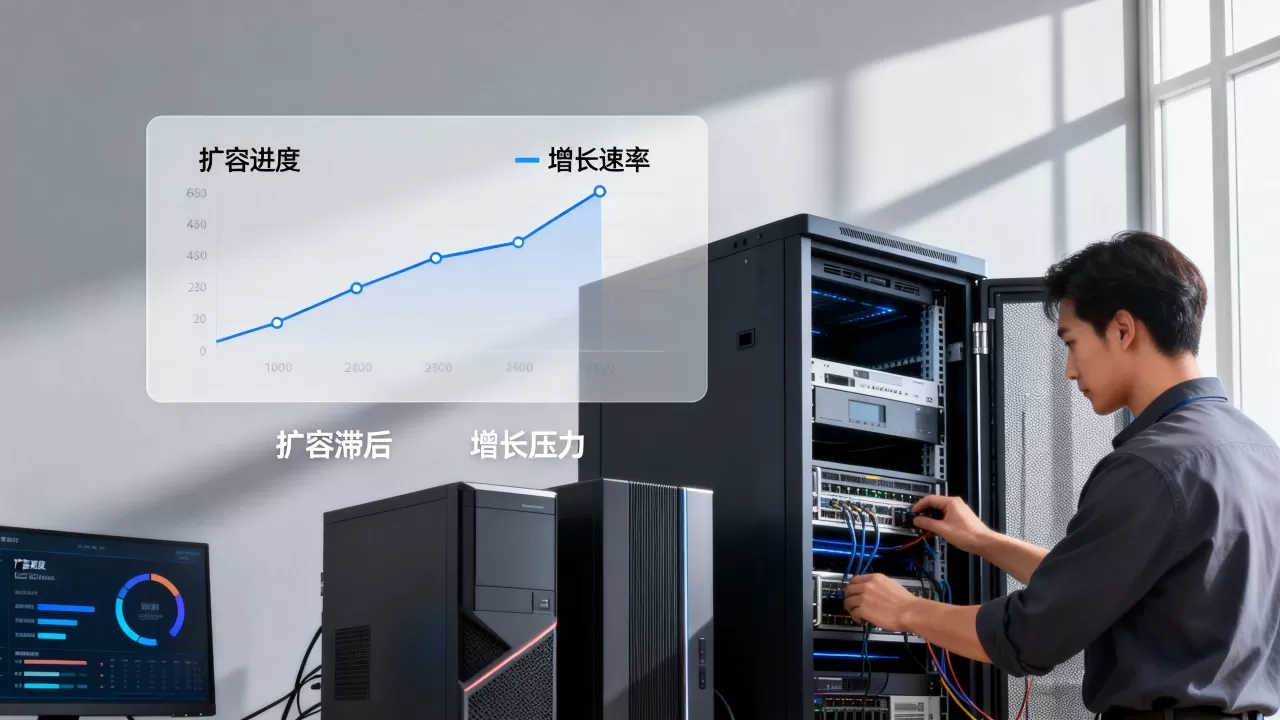 扩容节奏跟不上增长有哪些典型表现，如何及时调整？