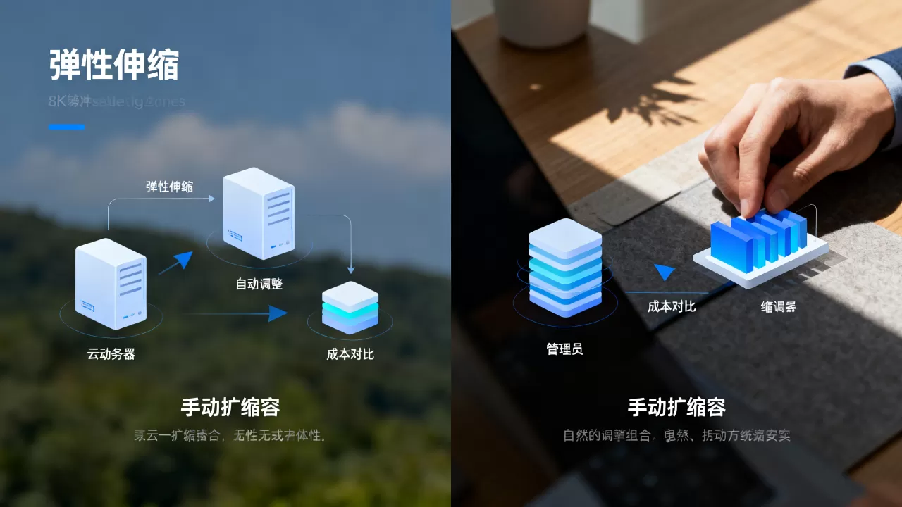 弹性伸缩和手动扩缩容在成本上差在哪里,哪个更省钱? 弹性伸缩和手动扩缩容在成本上差在哪里,哪个更省钱?