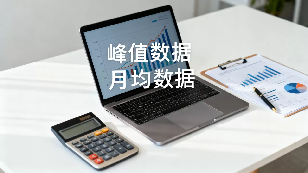 峰值取高点还是取月均更符合实际,数据统计怎么选才准确? 峰值取高点还是取月均更符合实际,数据统计怎么选才准确?