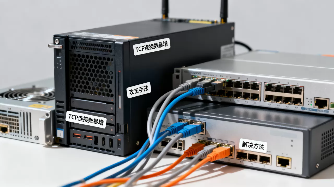 TCP连接数暴增背后可能是哪些攻击手法？TCP连接数过高怎么解决？