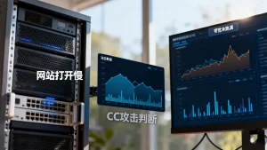 网站打开慢但带宽没跑满是什么原因？CC攻击如何判断？