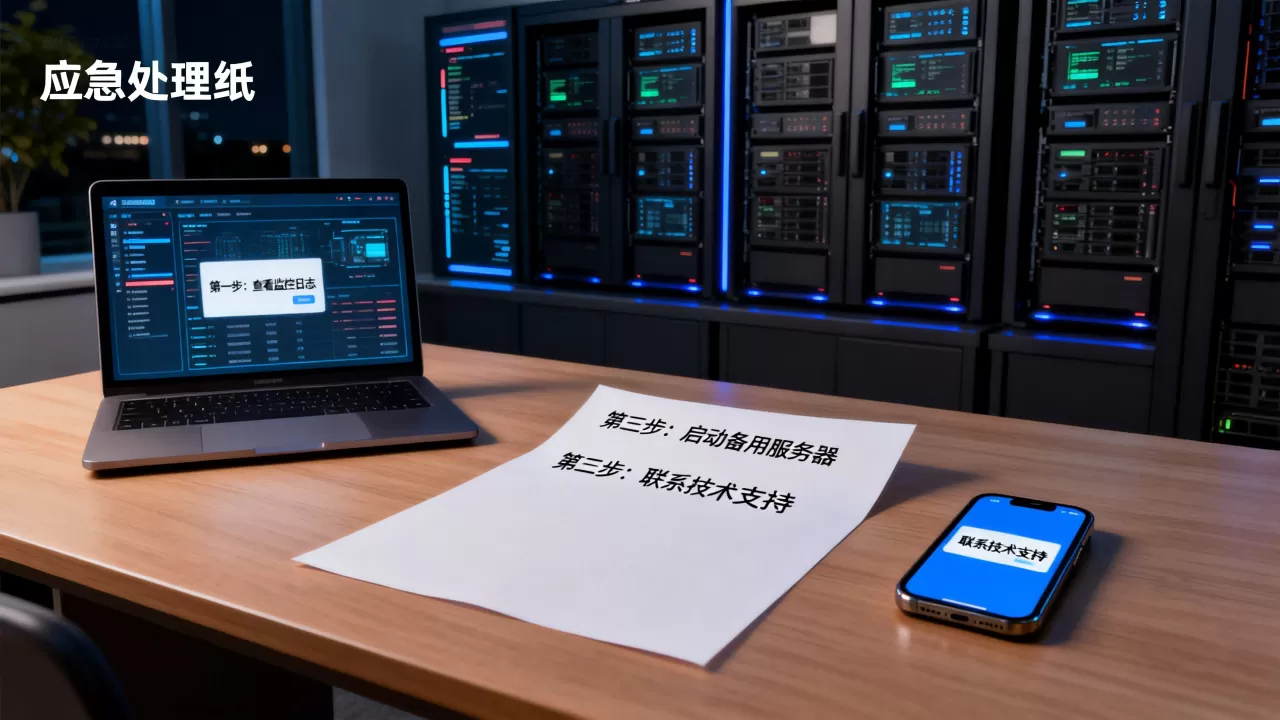 半夜网站被攻击无人值守怎么办，应急处理清单步骤？