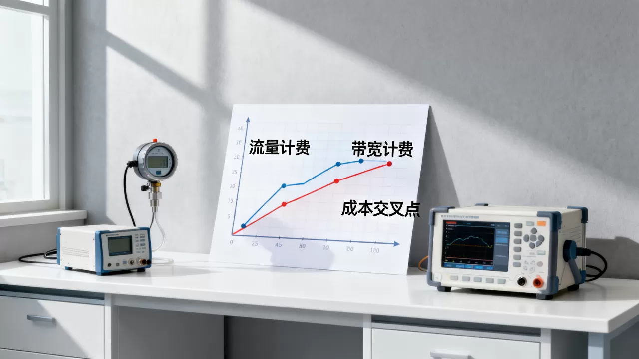 流量计费与带宽计费成本交叉点在哪里?哪个更省钱 流量计费与带宽计费成本交叉点在哪里?哪个更省钱