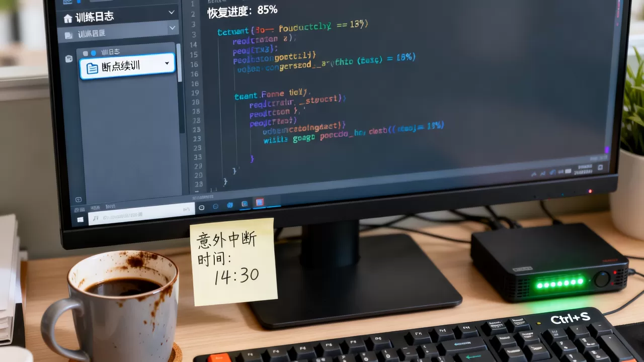 模型训练意外中断之后能不能从断点接着往下跑?断点续训怎么恢复 模型训练意外中断之后能不能从断点接着往下跑?断点续训怎么恢复