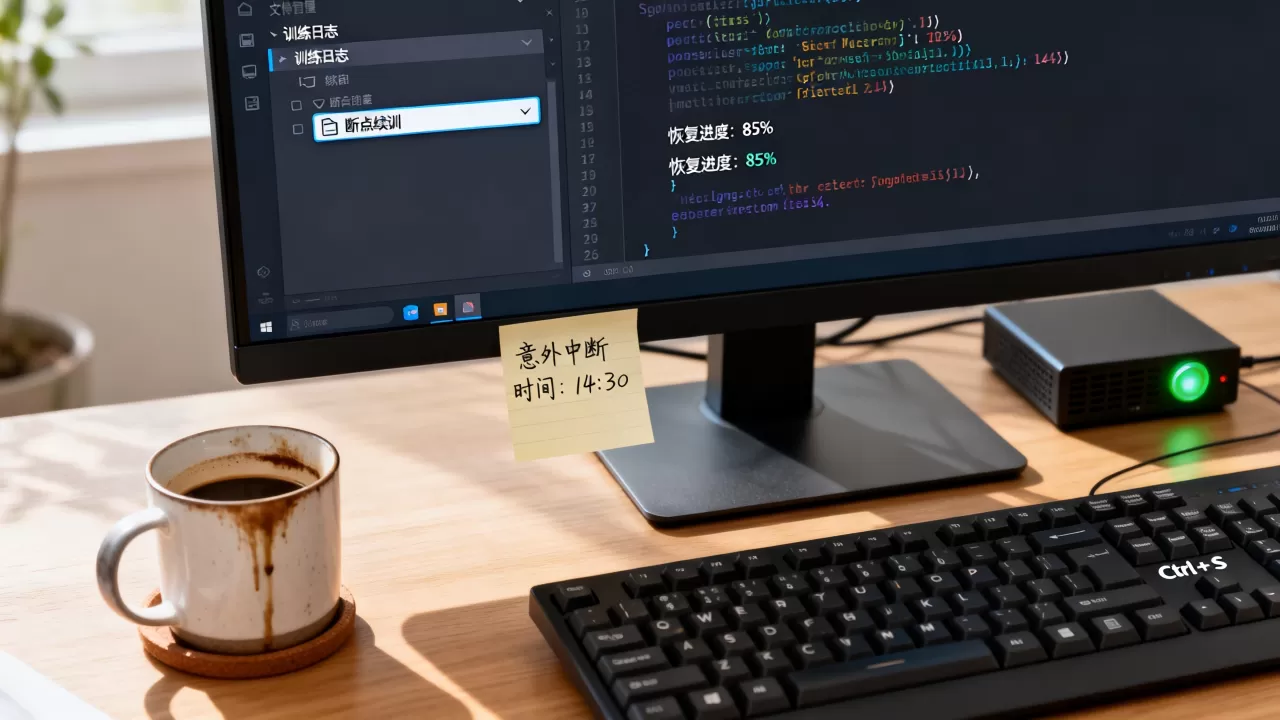 模型训练意外中断之后能不能从断点接着往下跑?断点续训怎么恢复 模型训练意外中断之后能不能从断点接着往下跑?断点续训怎么恢复
