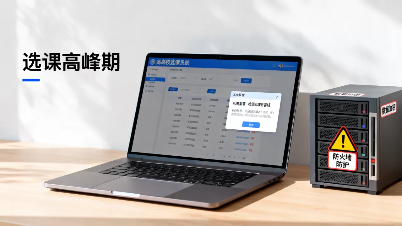 高校选课系统高峰期被攻击怎么办？选课系统防护措施有哪些