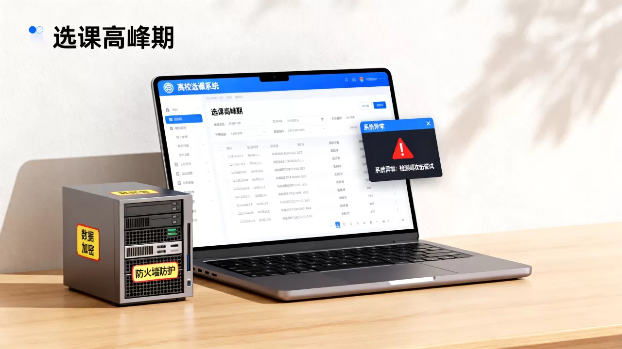 高校选课系统高峰期被攻击怎么办？选课系统防护措施有哪些
