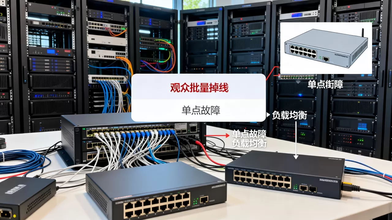 观众批量掉线往往是因为架构单点吗?直播掉线怎么办 观众批量掉线往往是因为架构单点吗?直播掉线怎么办