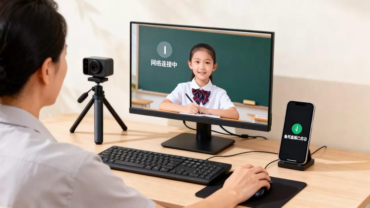 直播大班课画面中断怎么快速应急切换?直播课断线应急切换方案 直播大班课画面中断怎么快速应急切换?直播课断线应急切换方案