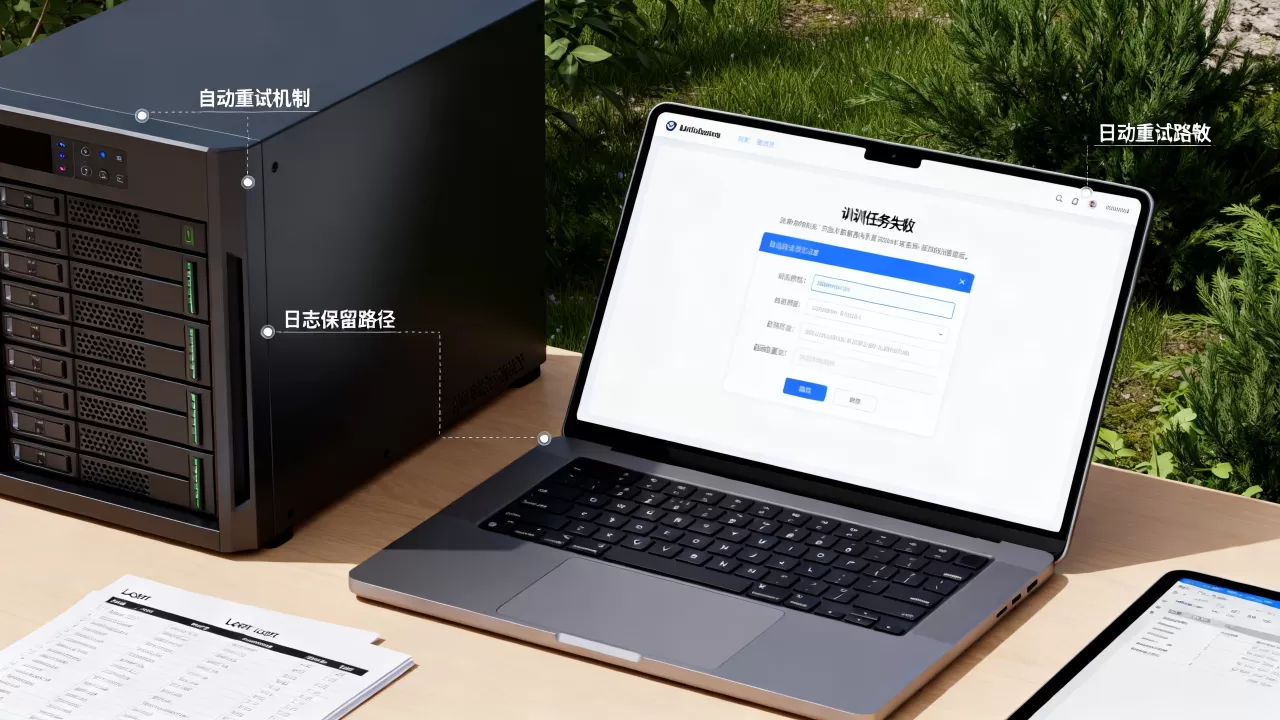 训练任务失败后平台如何自动重试并保留现场日志,怎么配置? 训练任务失败后平台如何自动重试并保留现场日志,怎么配置?