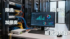 流量突增时先限流还是先加带宽，服务器扛不住怎么办