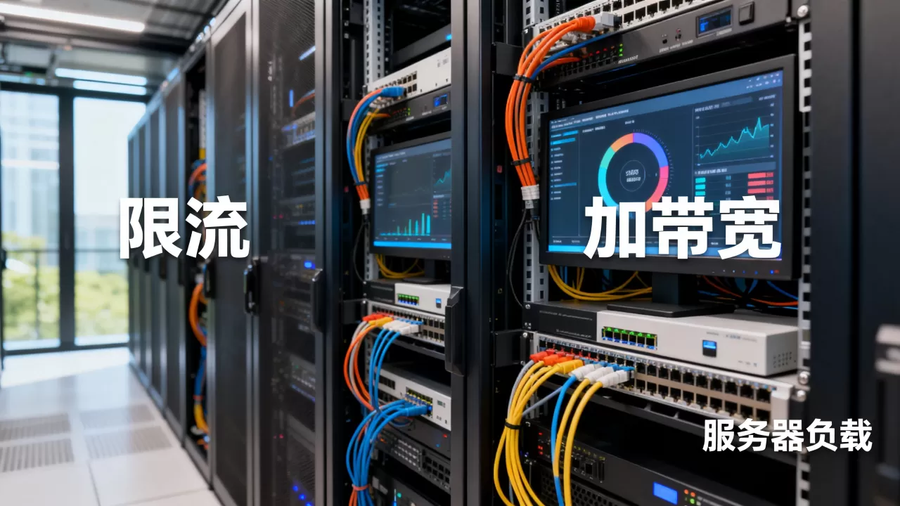 流量突增时先限流还是先加带宽，服务器扛不住怎么办
