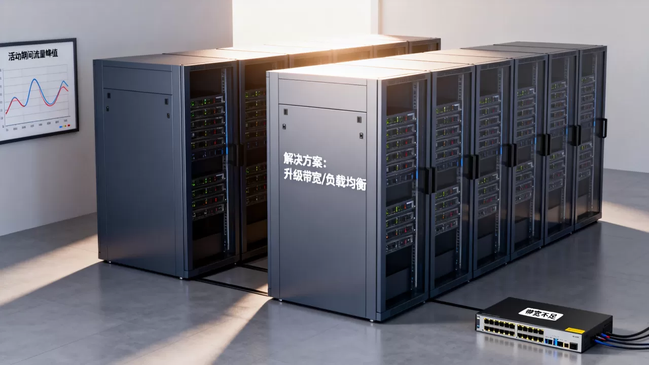 活动期间流量暴涨带宽不够用怎么办，服务器带宽不足如何解决