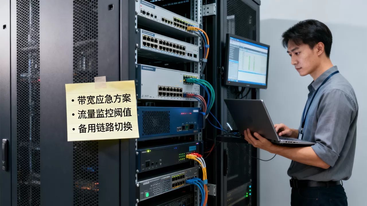 突发流量来了怎么给带宽做应急，网站带宽不够怎么办