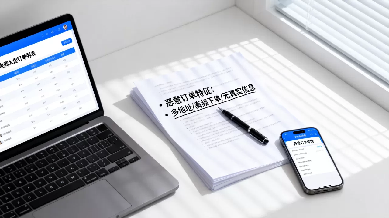 电商大促被同行恶意下单怎么办,如何识别恶意订单? 电商大促被同行恶意下单怎么办,如何识别恶意订单?