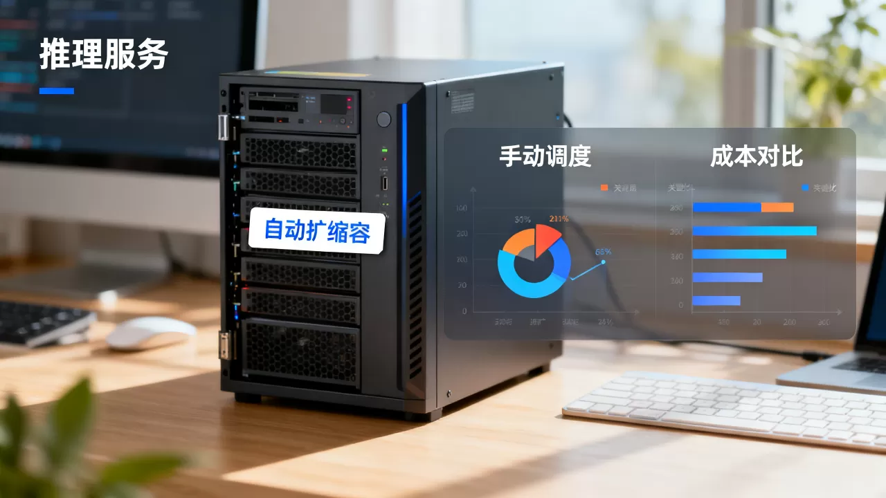 自动扩缩容和手动调度的推理服务如何取舍,哪个成本更低? 自动扩缩容和手动调度的推理服务如何取舍,哪个成本更低?